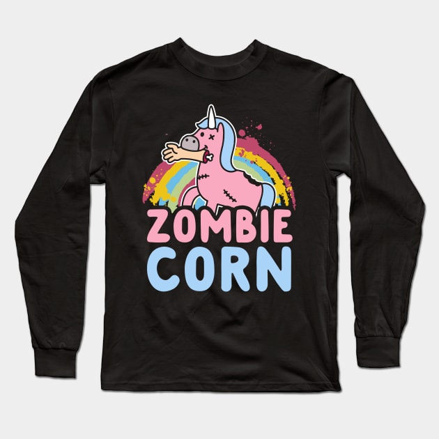 Zombie Corn Long Sleeve T-Shirt by thingsandthings